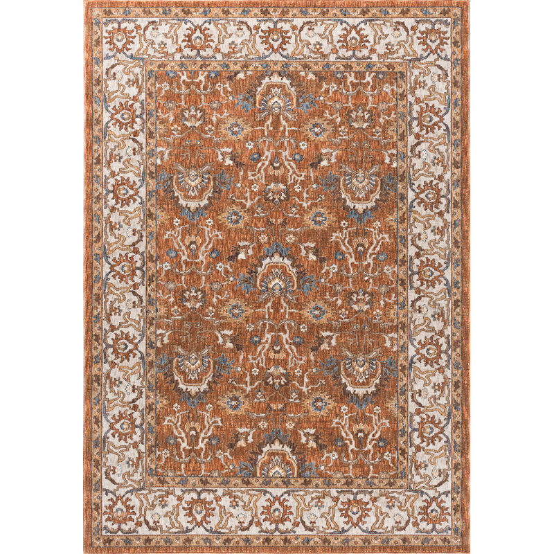 Matteson Oriental Orange Area Rug & Reviews Joss & Main